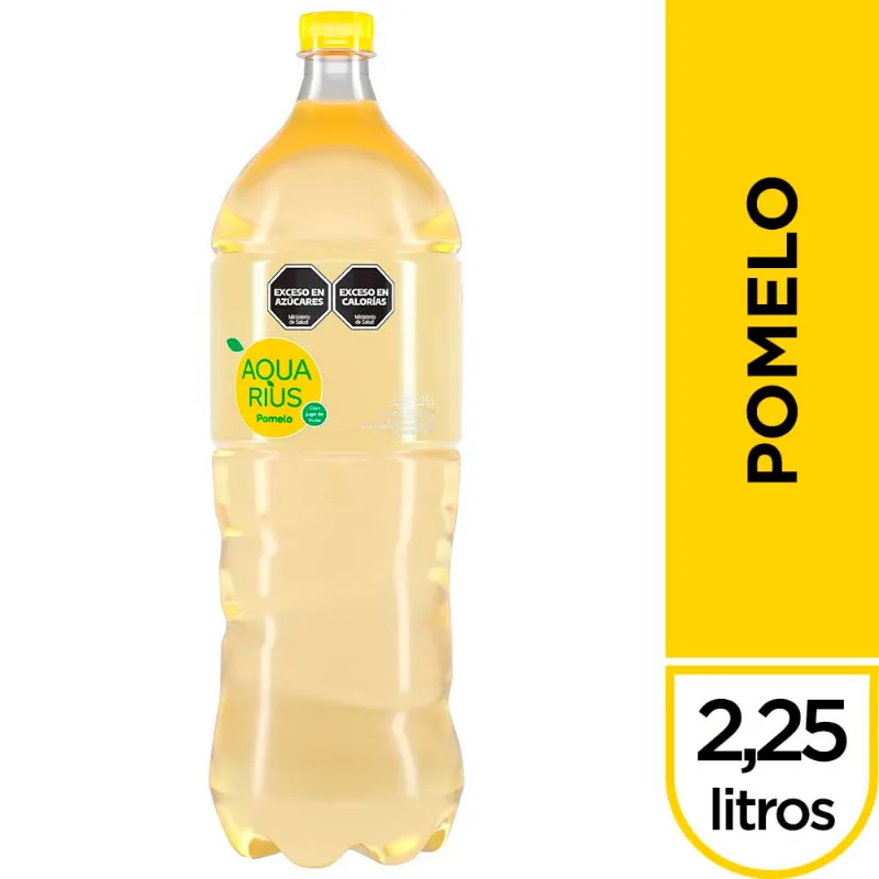 Agua Saborizada Sabor Pomelo 2.25 Lts Aquarius Saborizada Aquarius Pomelo 2.25lt