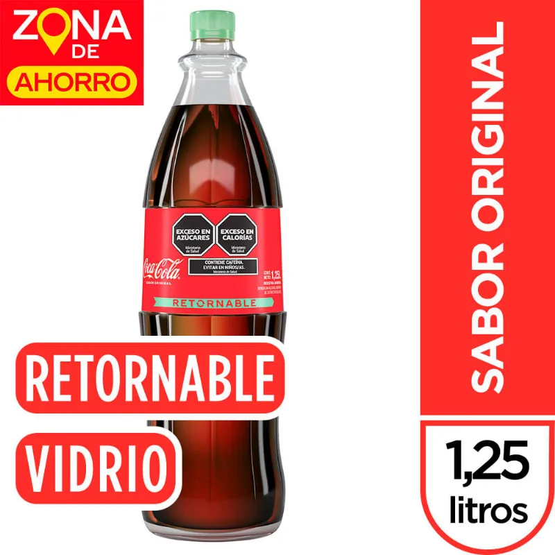 Gaseosa Sabor Original 1,25 Lts Coca Cola