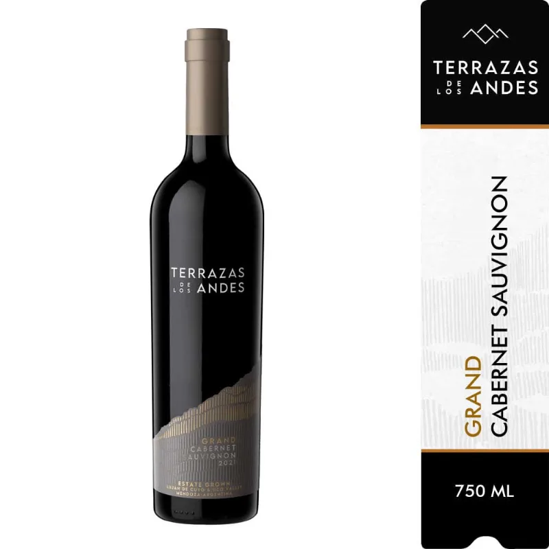 Vino Tinto Cabernet Sauvignon 750 Ml Terrazas de los Andes Grand Vino Tinto Terrazas De Los Andes Grand Cabernet Sauvignon 2019 750 Ml