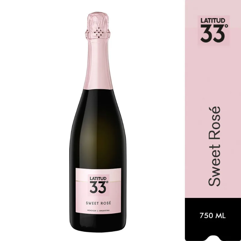 Espumante Latitud 33 Sweet Rosé 750 Cc