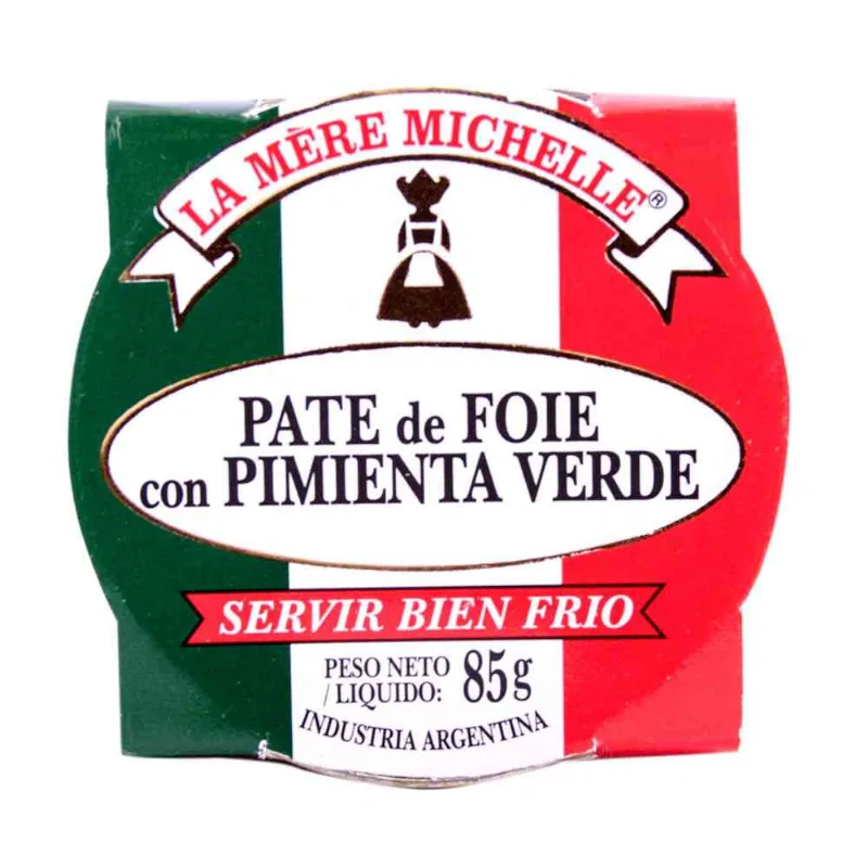 Pate La Mere Michele C/ Pimienta Verde X 85 G Paté La Mere Michelle Con Pimienta Verde 85 Gr