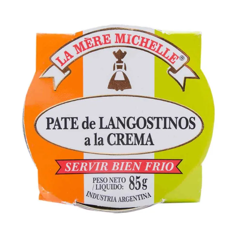 Pate La Mere Michele De Langostinos C/ Crema X 85 G Paté La Mere Michelle De Langostinos Con Crema 85 Gr