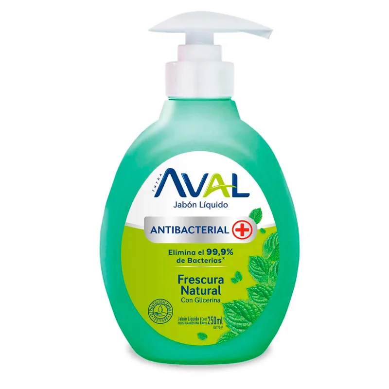 Jabon Antibacterial Aval Frescura Intensa
