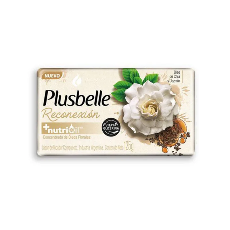 Jabon tocador reconexión Plusbelle 125 g.