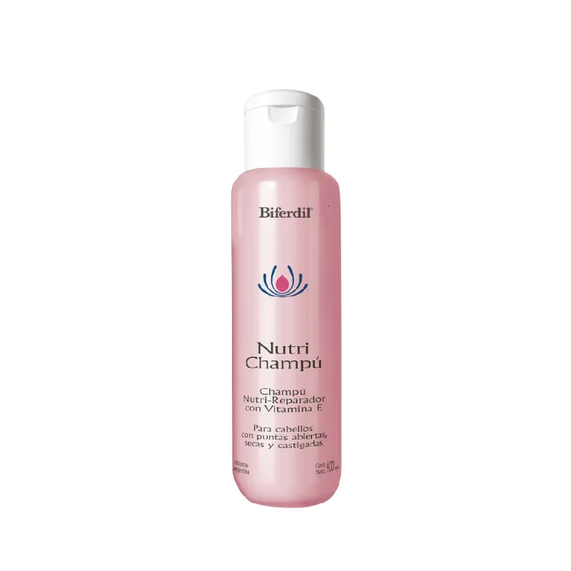 Shampoo Biferdil Nutrición y Reparación x 400 ml