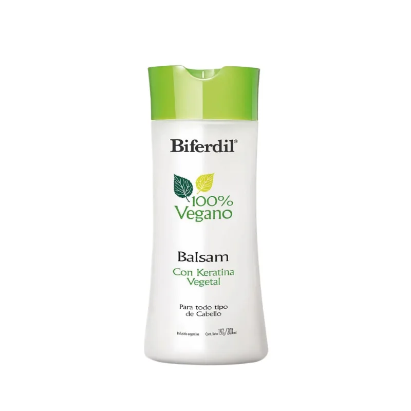 Bálsamo Biferdil Vegano con Keratina Vegetal x 200 ml