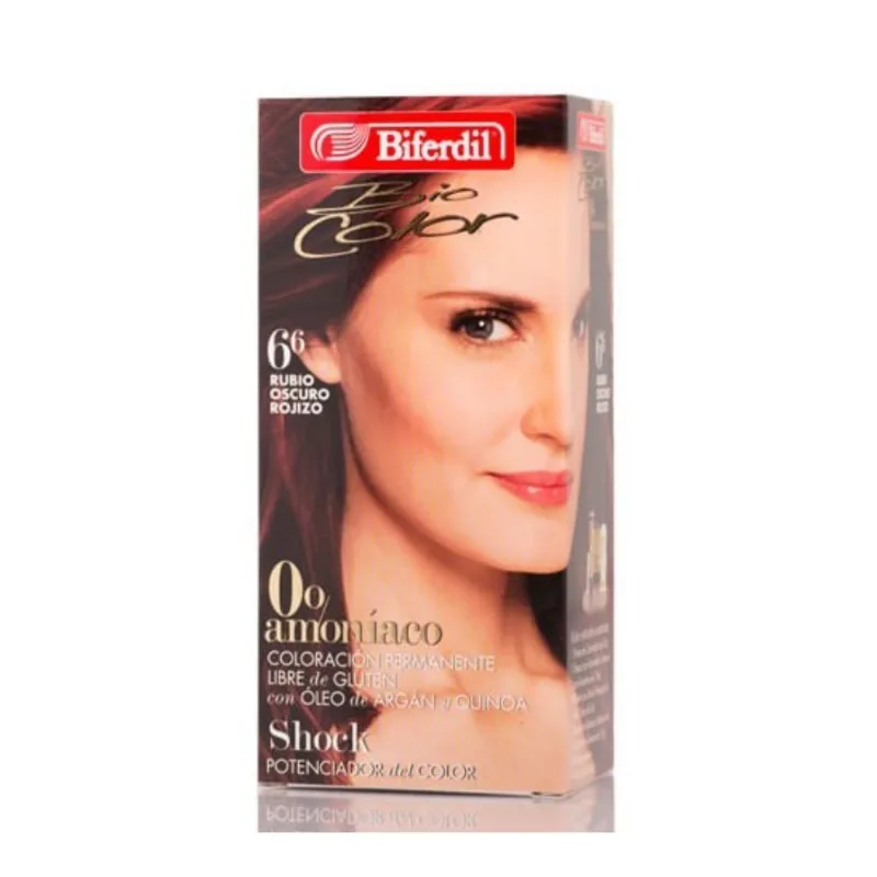 Coloración Permanente Biocolor 0% Amoníaco 6.6 Rubio Oscuro Rojizo