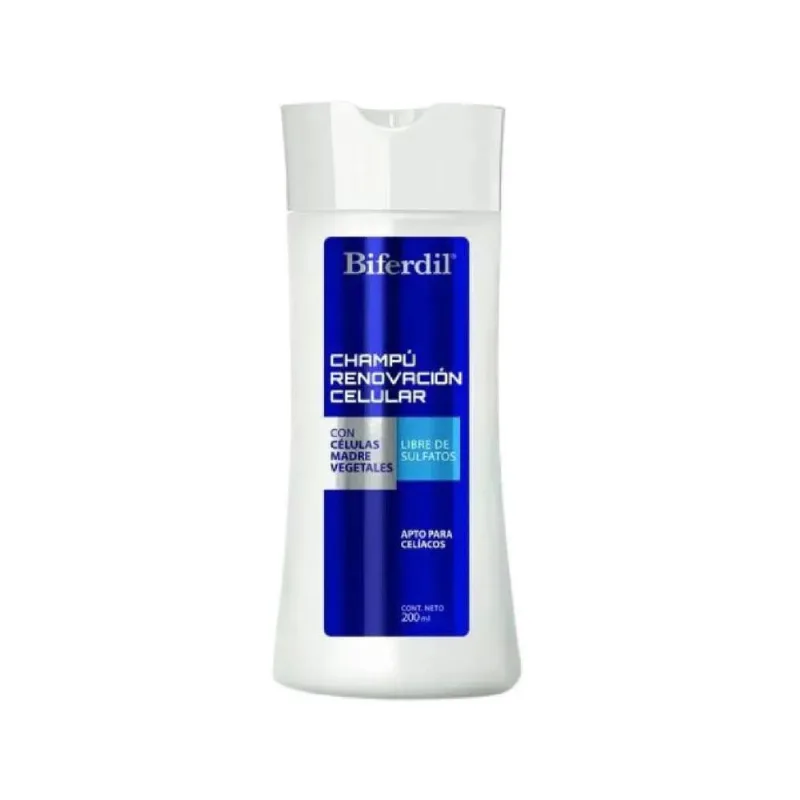 Shampoo Renovación Celular Con Células Madre Vegetales 200 Ml