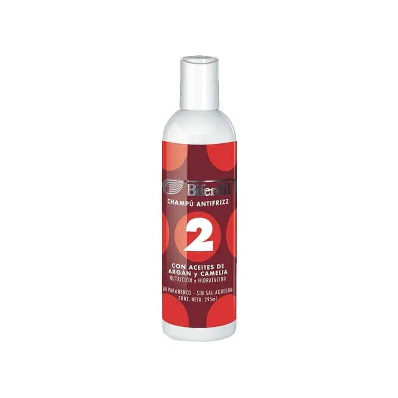 Shampoo Antifrizz Con Aceites De Argán Y Camelia 295 Ml
