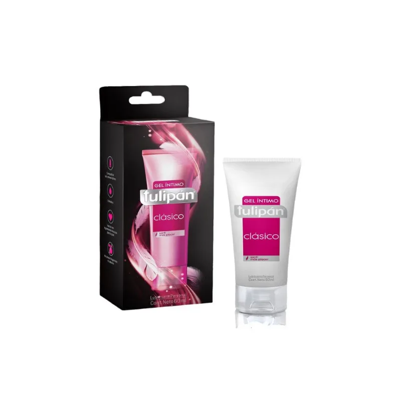 Lubricante en Gel Tulipán Uso Íntimo Clásico x 60 ml