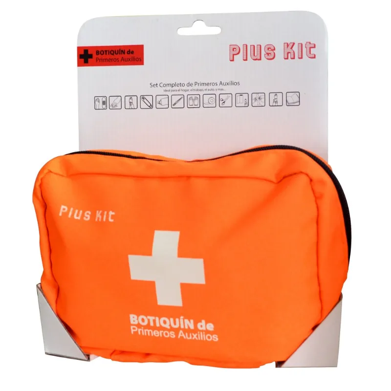 Botiquín de Primeros Auxilios Plus Kit Naranja