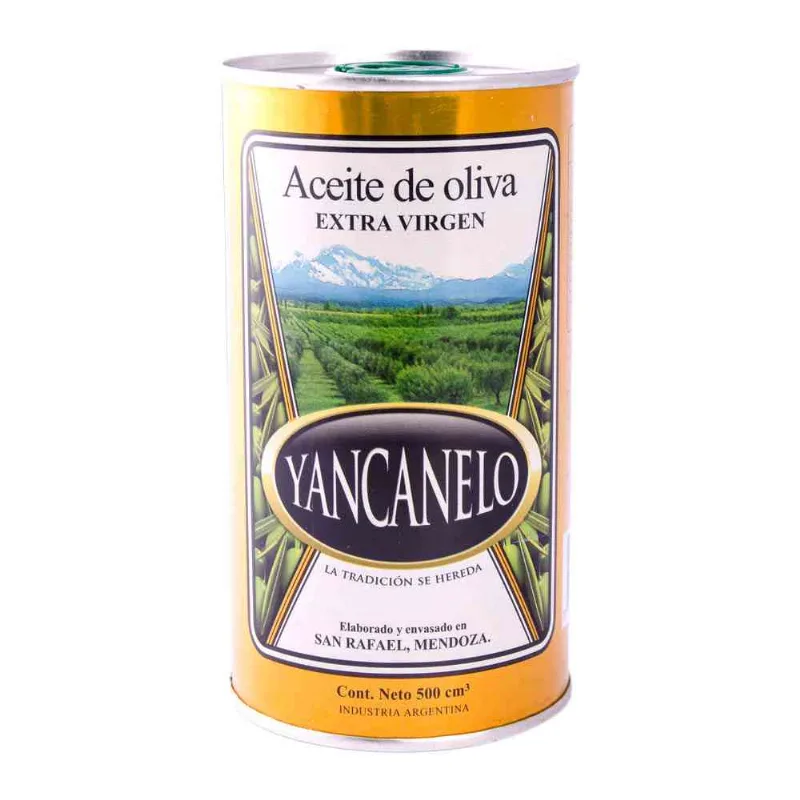 Aceite de Oliva Extra Virgen 500 Ml Yancanello