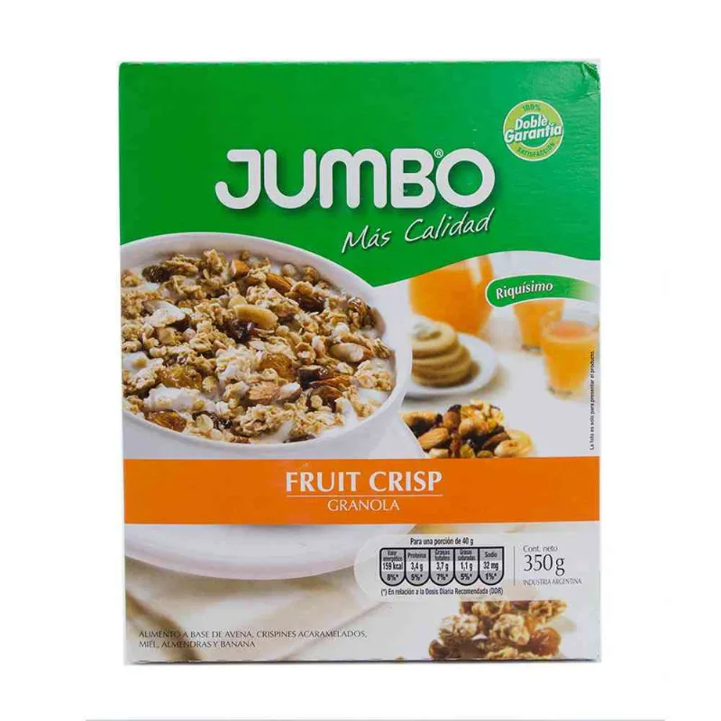 Granola Jumbo X 350 Gr Granola Jumbo 350 Gr