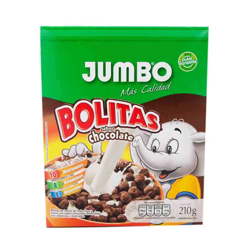 Cereal Jumbo Bolita 210 Gr