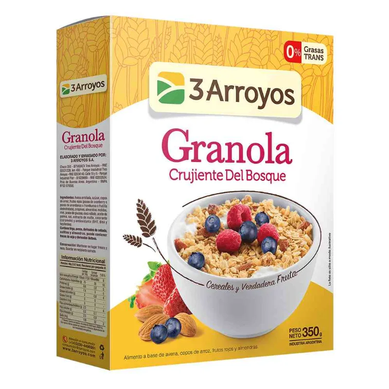Granola 3 Arroyos 350 Gr