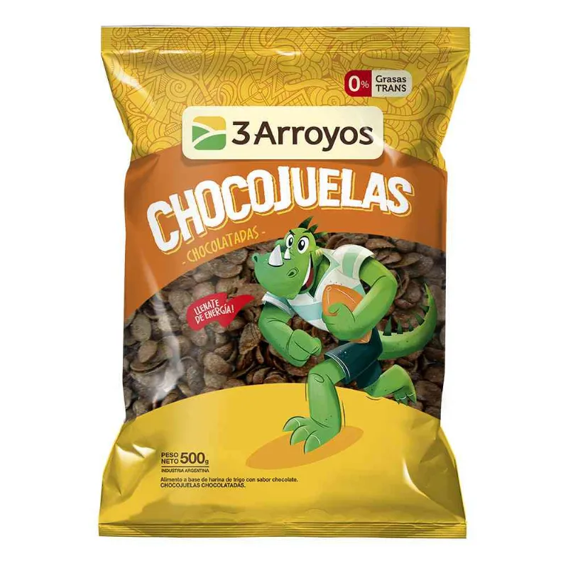 Cereal 3 Arroyos Chocolate 500 Gr