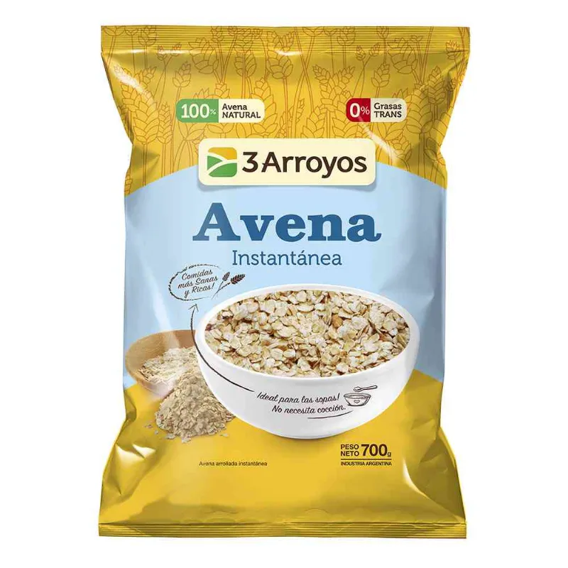 Avena Instantánea 3 Arroyos 700 Gr