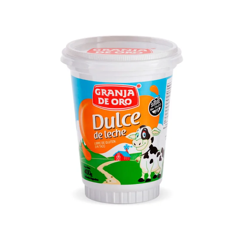 Dulce de leche familiar Granja de Oro 400 cc.