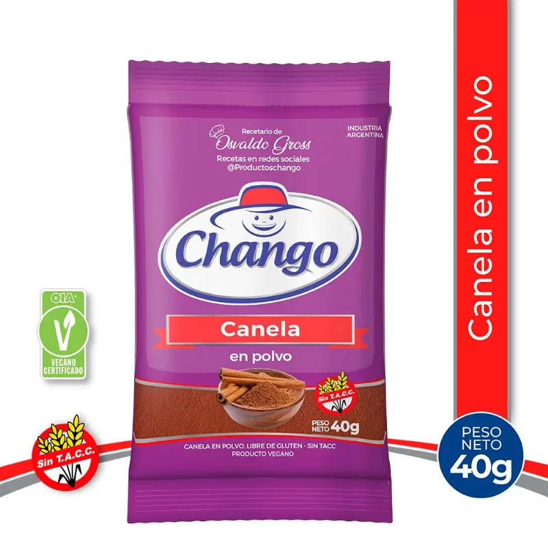 Canela en Polvo 40 Grs Chango Canela En Polvo Chango 40 Gr
