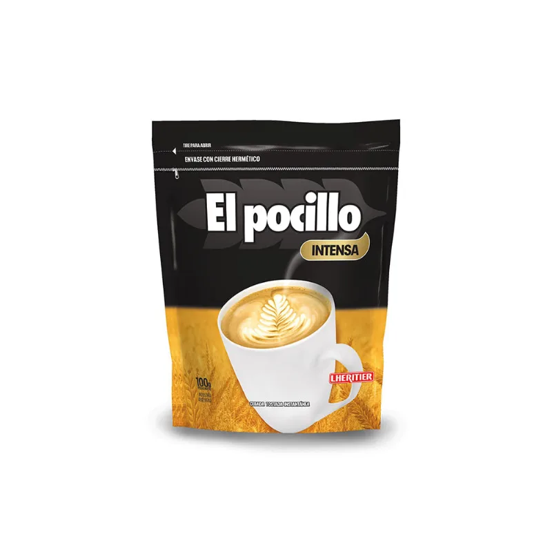 Café de Cebada Instantánea Intensa 100 Grs El Pocillo