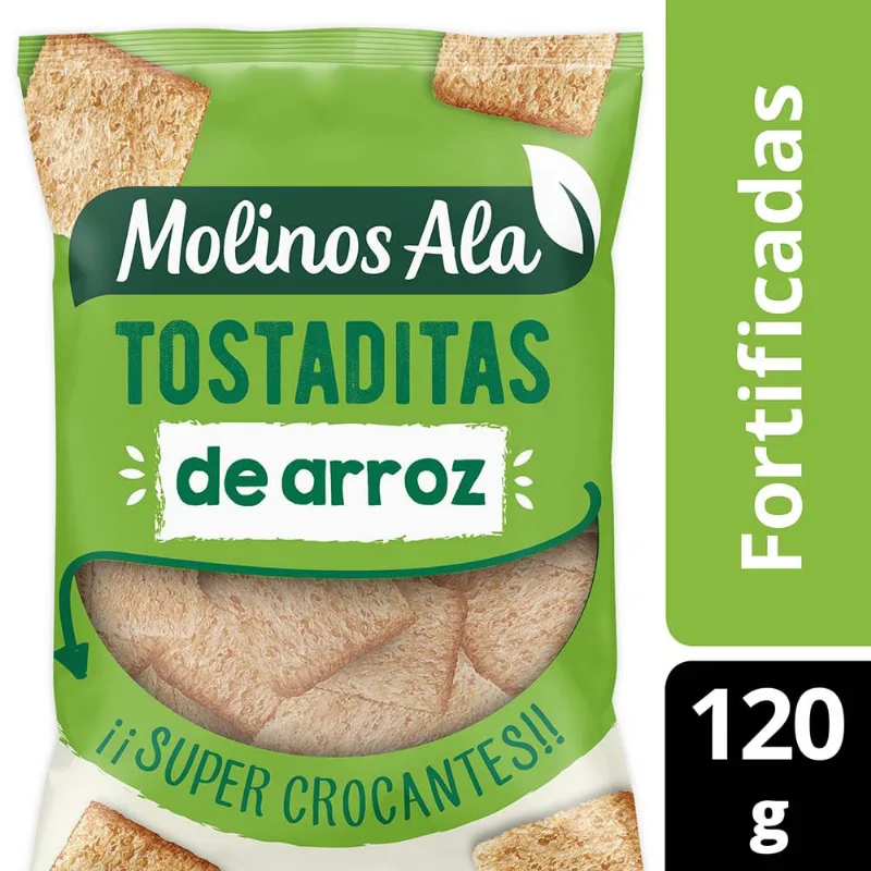 Tostaditas De Arroz Molinos Ala Fort120g