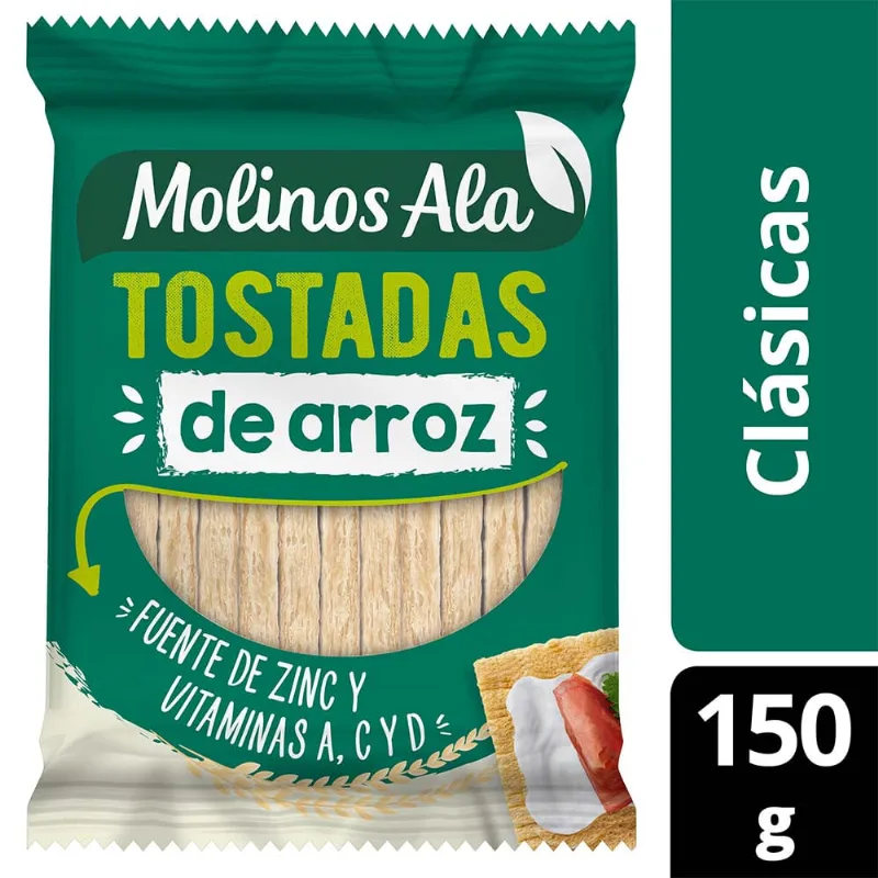 Tostadas Molinos Ala Clasi C/ Vit 150gr Tostadas Clasica Con Vitamina X 150 Gr Molinos Ala