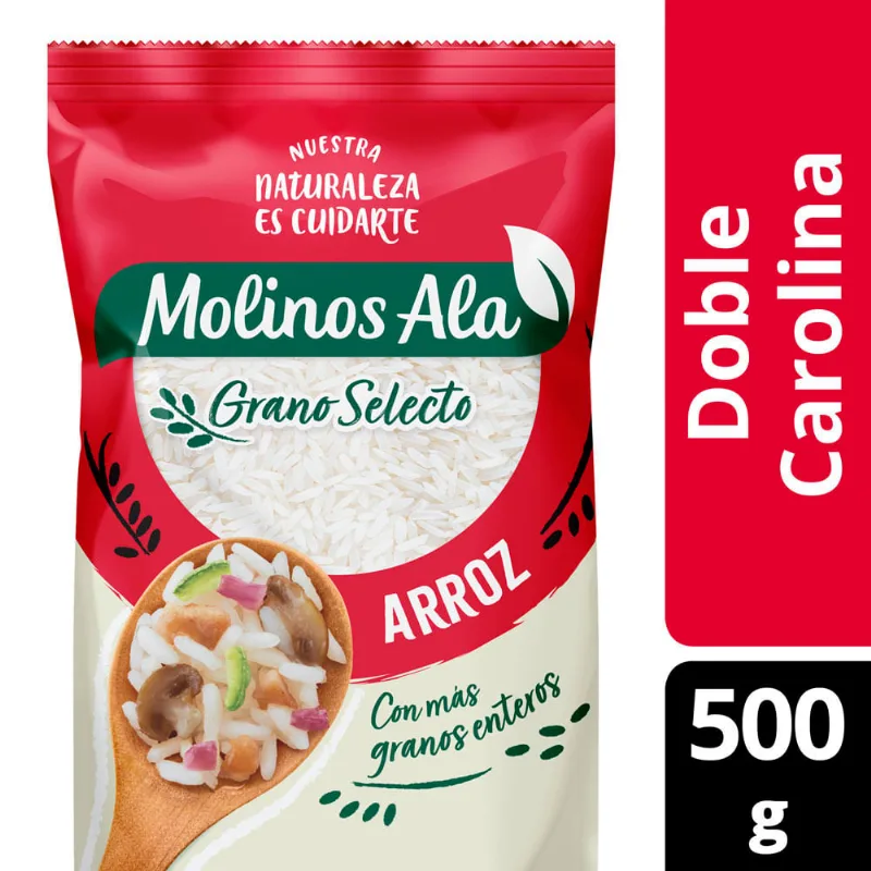 Arroz Doble Carolina X 500 Gr Molinos Ala