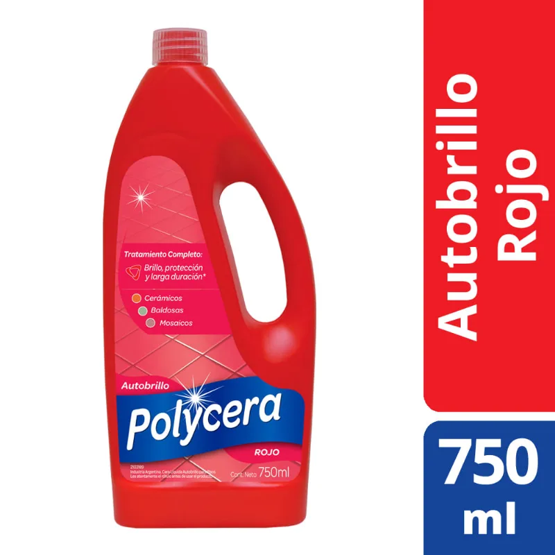 Autrobrillo Polycera Autobrillo Brillo Facil Polycera Rojo Bot 750 Ml