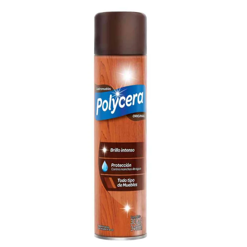 Lustramuebles Polycera Aerosol X 346cc Lustramuebles Aerosol Polycera Cera X 346 Cc