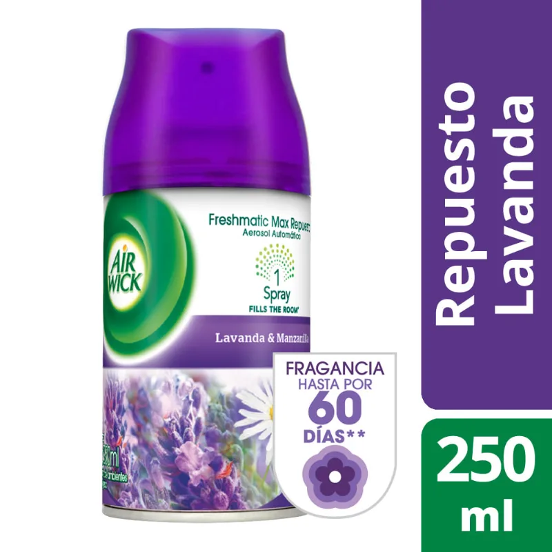 Desodorante De Ambientes Air Wick Matic X 1un Desodorante De Ambiente Air Wick Matic Lavanda 250 Ml