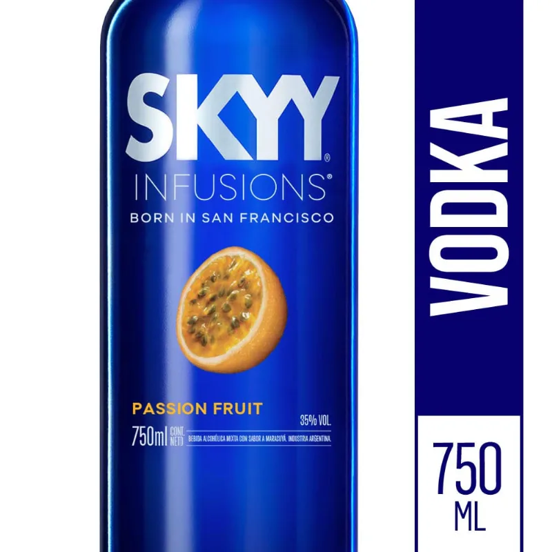 Vodka Sabor Passion Fruit 750 Ml Skyy Vodka Skyy Infusions Passion Fruit 750 Ml