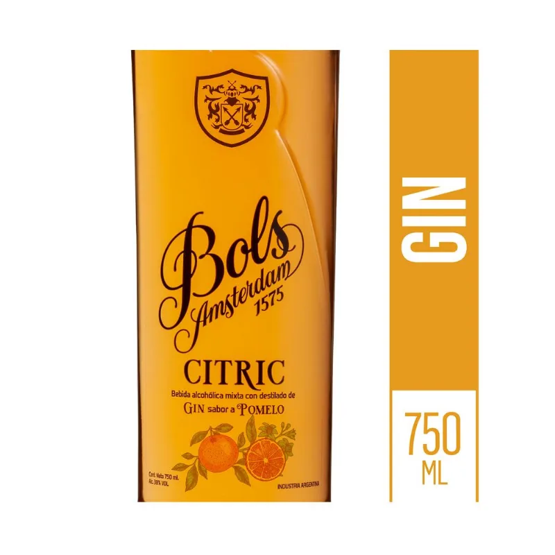 Gin Bols citric 750 cc.