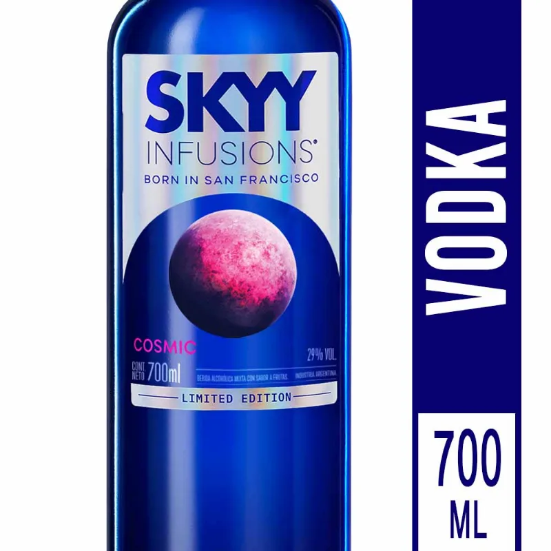 Vodka Skyy Infusions Cosmic 700 Ml Vodka Infusions Cosmic 700ml Skyy
