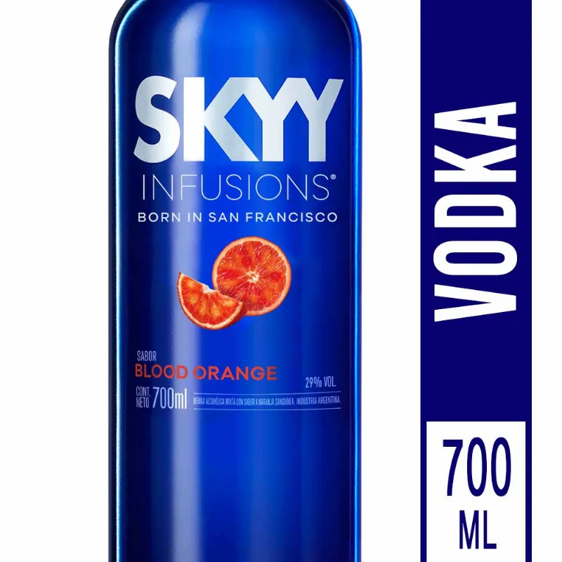 Vodka Skyy Sabor Blood Orange 700 Ml Vodka Infusions Blood Orange 700ml Skyy