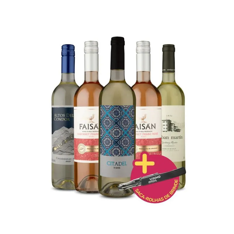 Kit 5 Refrescantes Best Sellers + Saca Rolha
