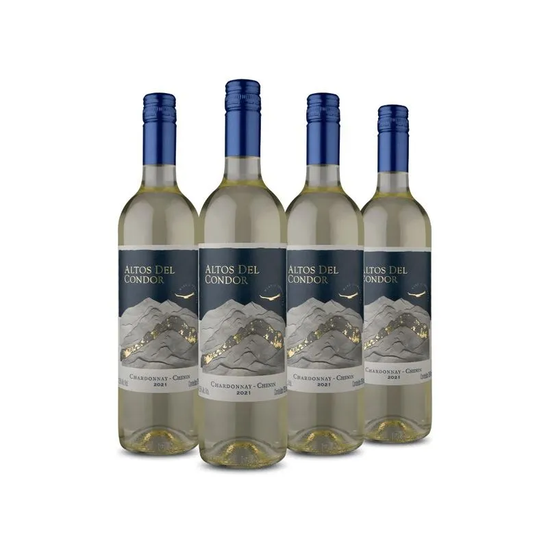 Kit Altos Del Condor Chardonnay Chenin Blanc 2021 4 Garrafas
