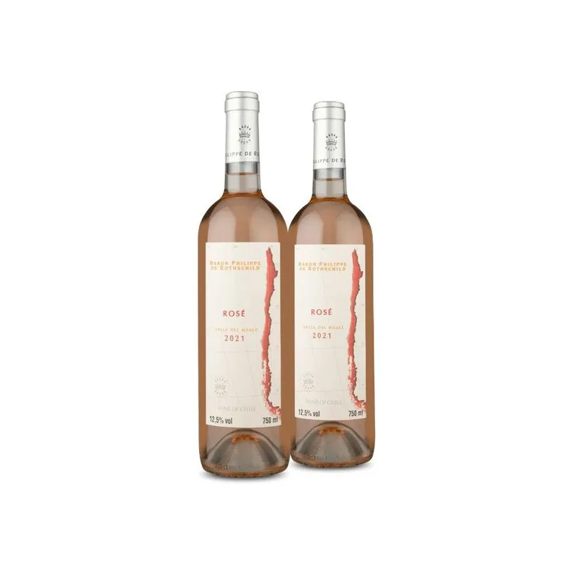 Kit Baron Philippe De Rothschild Rosé 2021 2 Garrafas