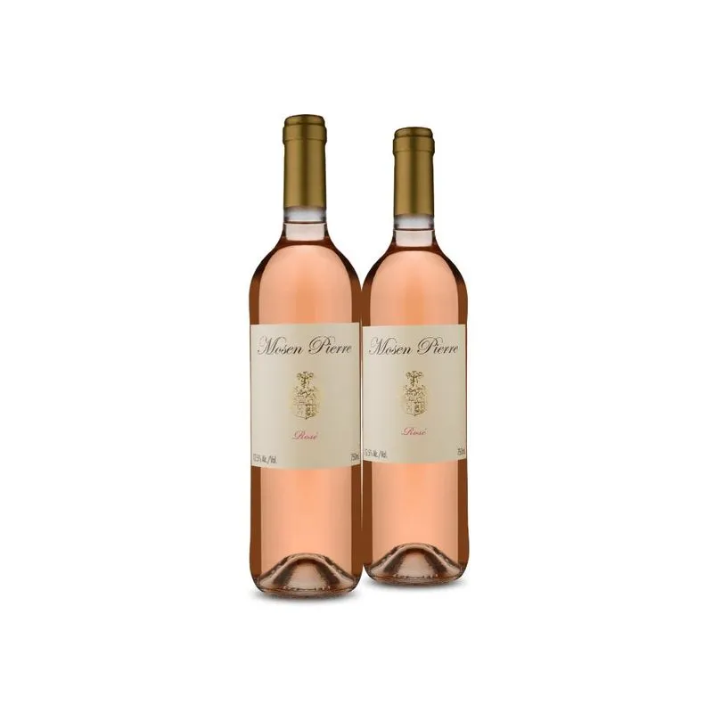 Kit Vinho Rosé Mosen Pierre Seco 2 Garrafas