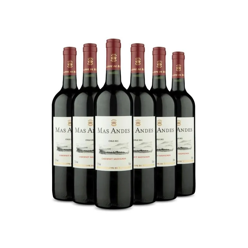 Kit 6 Baron Philippe De Rothschild Mas Andes Cabernet Sauv.