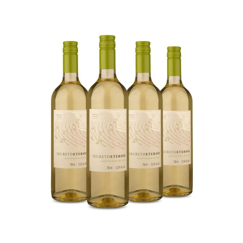 Kit Secreto Eterno Sauvignon Blanc 2022 4 Garrafas