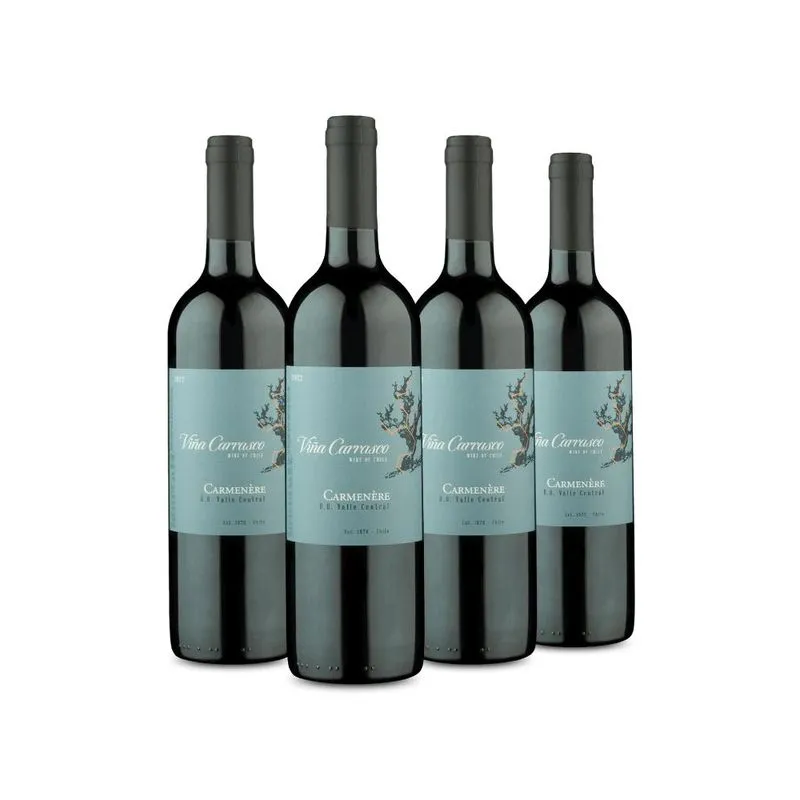 Kit 4 Via Carrasco D.o. Valle Central Carmenère 2022