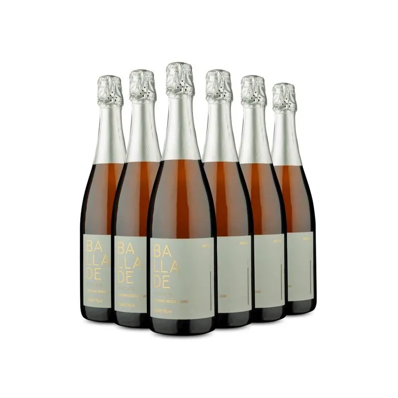 Kit 6 Espumante Ballade By Miolo Moscatel Suave Doce 750ml
