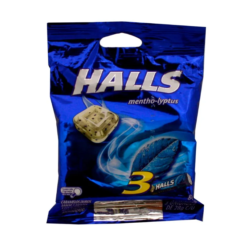 Hall´s Mentho Lyptus Agrupado X 3