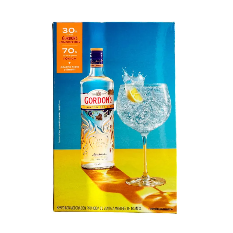 Gin London Dry 700 Cc Gordon's Gin Gordons 700cc Copa Vap