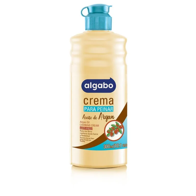 Crema para peinar Algabo control argan 300 cc.