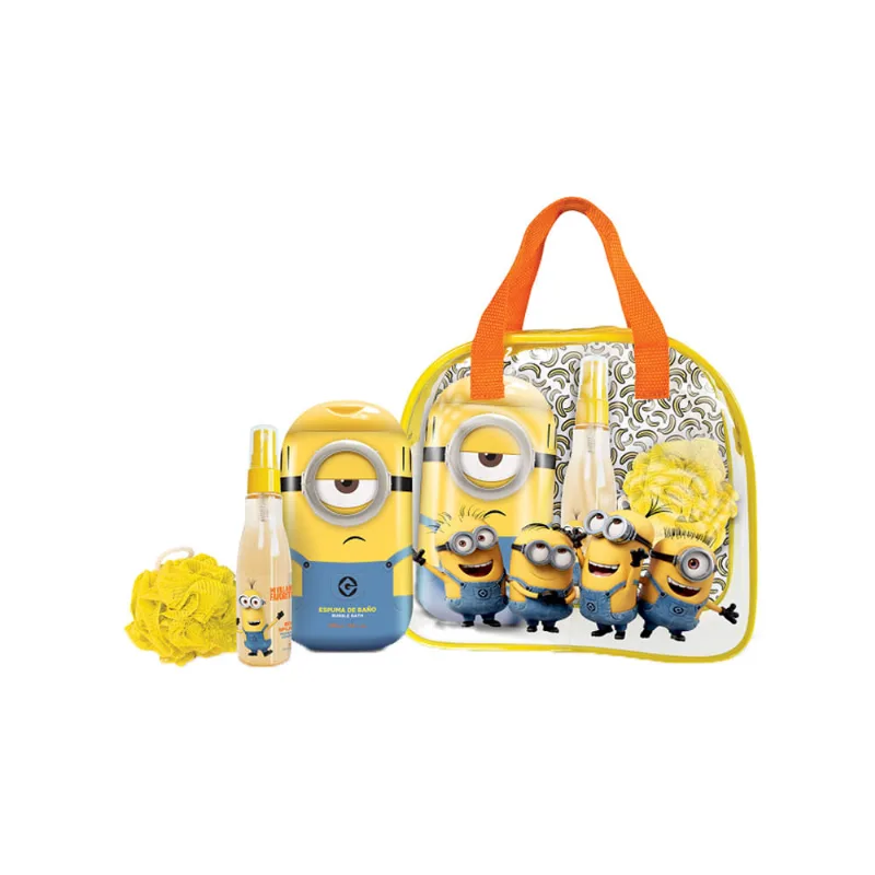 Bolso Set De Ba¤o Minions X 3 Bolso Set De Baño Minions X 3