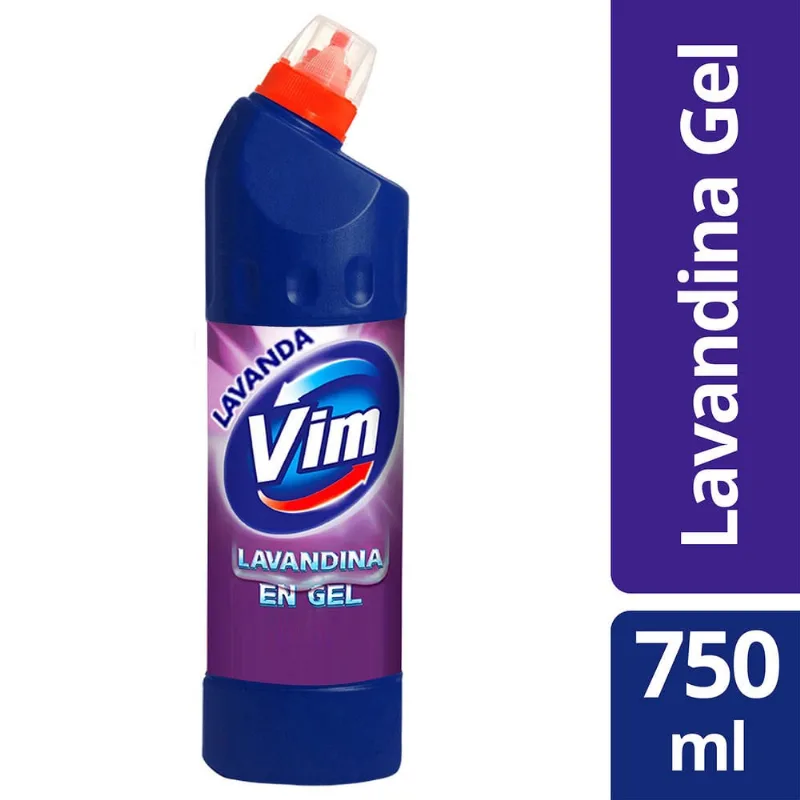 Vim Lavandina Gel Botella Lavanda 750ml Vim Lavandina Gel Botella Lavanda 750 Ml