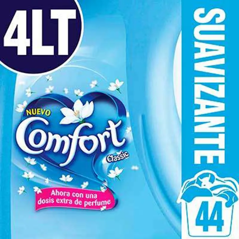 Suavizante Para Ropa Comfort Regular Clásico 4lt