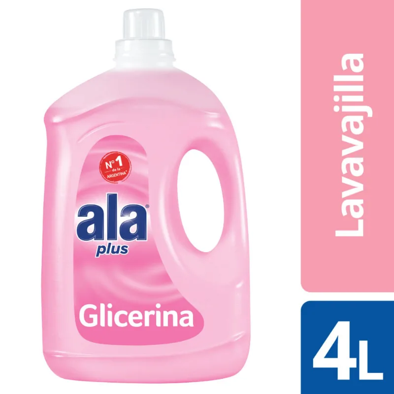 Ala Lavavajillas Regular Cremoso Botella Glicerina 4lt Detergente Lavavajilla Ala Cremoso Glicerina 4 Lt