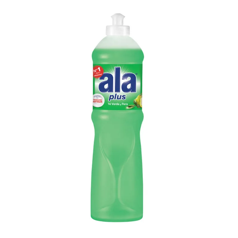 Ala Lavavajillas Regular Cristalino Botella Poder De La Naturaleza 750ml Detergente Lavavajilla Ala Té Verde Y Pera 750 Ml